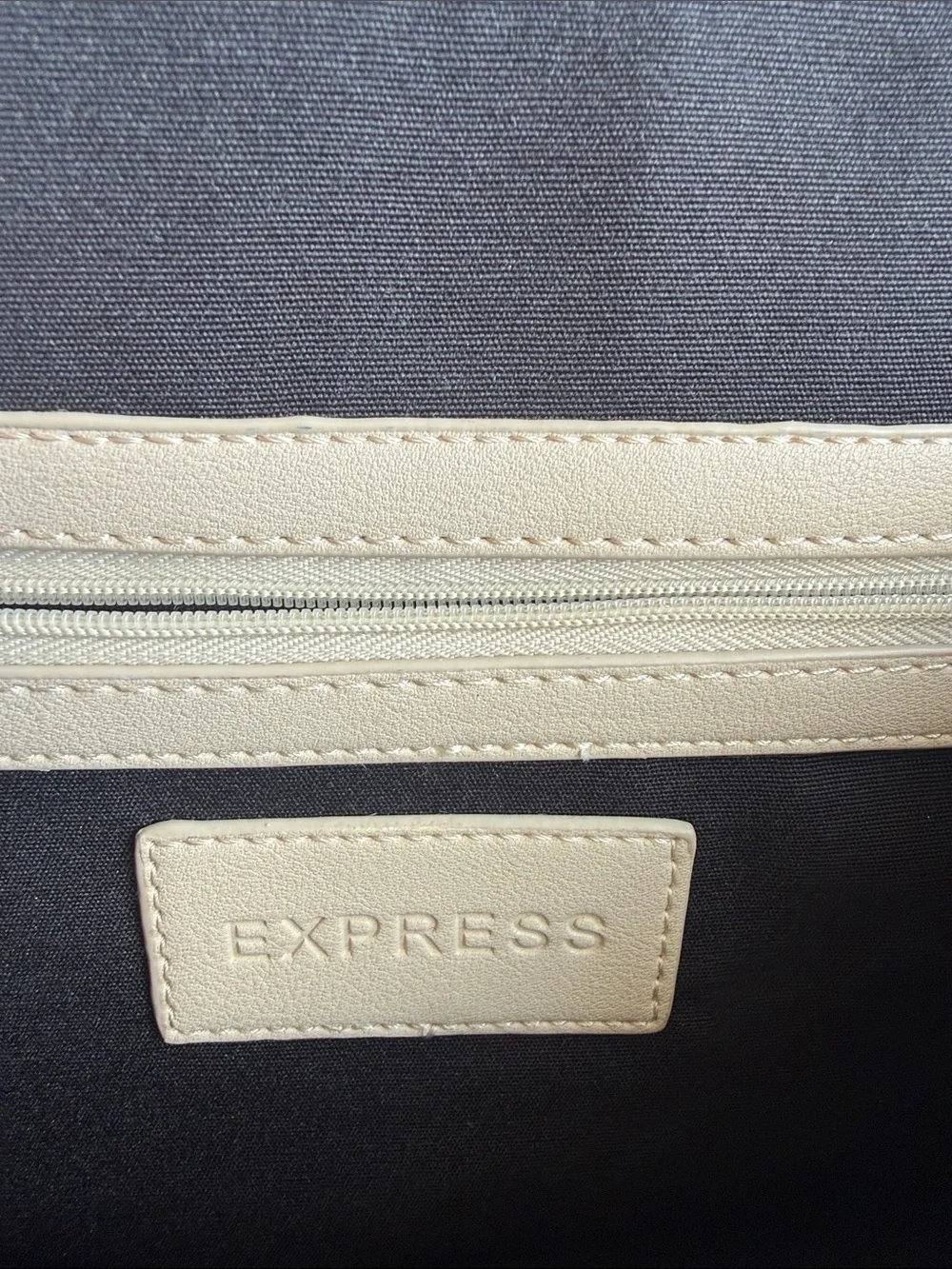Express Envelope Clutch - Black, Cream & Brown